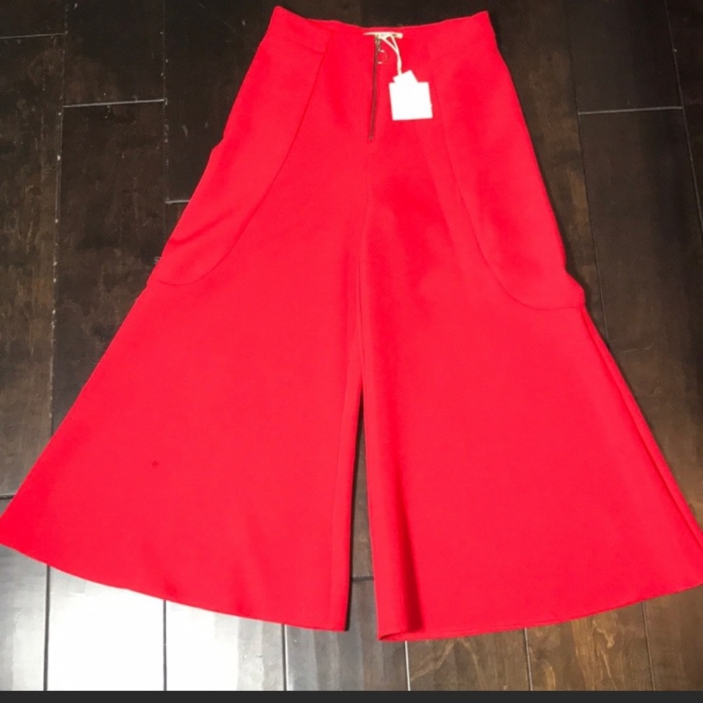 NWT Free Generation Small Red Gaucho Pants